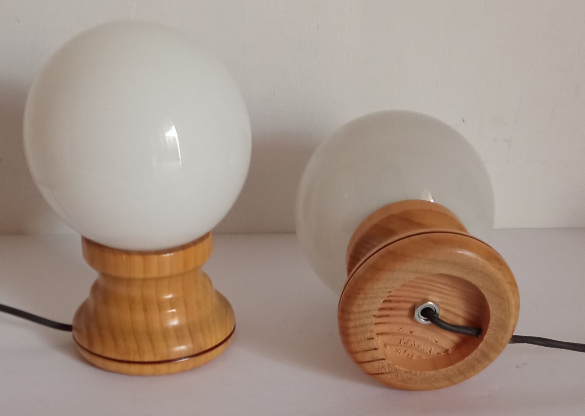 Pair of bedside lamps
