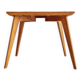 Table basse pieds compas dessus marqueté