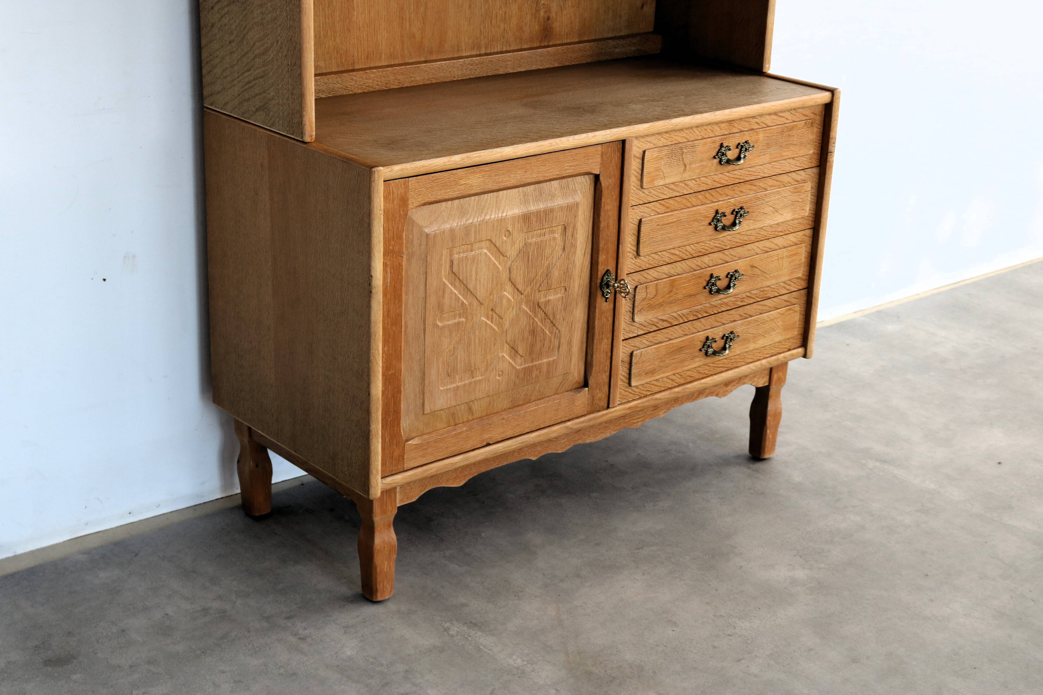 vintage bookcase | cupboard | brutalist | 60s | Danish