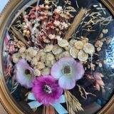 Dried flowers frame