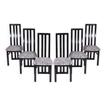 Mid-Century Dining Chairs in Beech from Thon, 1970s, Set of 6