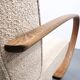 1930 Jindrich Halabala Bentwood Armchair in Beige Boucle