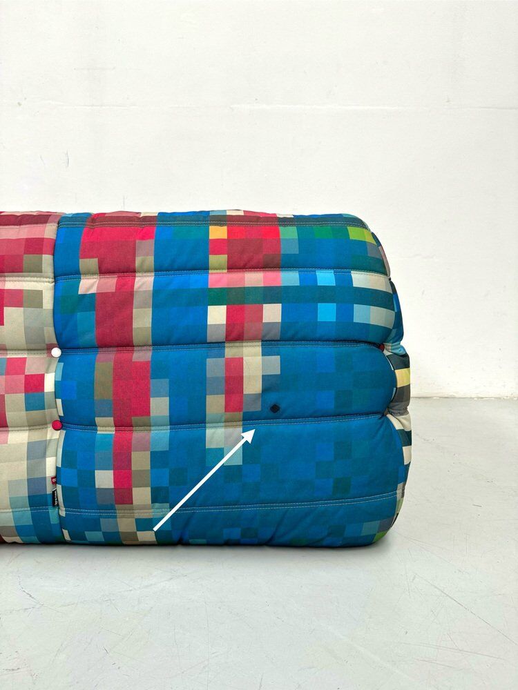 Limited edition Togo Shanghai 3-seater sofa with armrests by Cristian Zuzunga for Ligne Roset, 2012