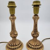 Pair of bronze lamp bases