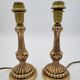 Pair of bronze lamp bases