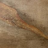 Signed oil on canvas painting "woman lying on her stomach"