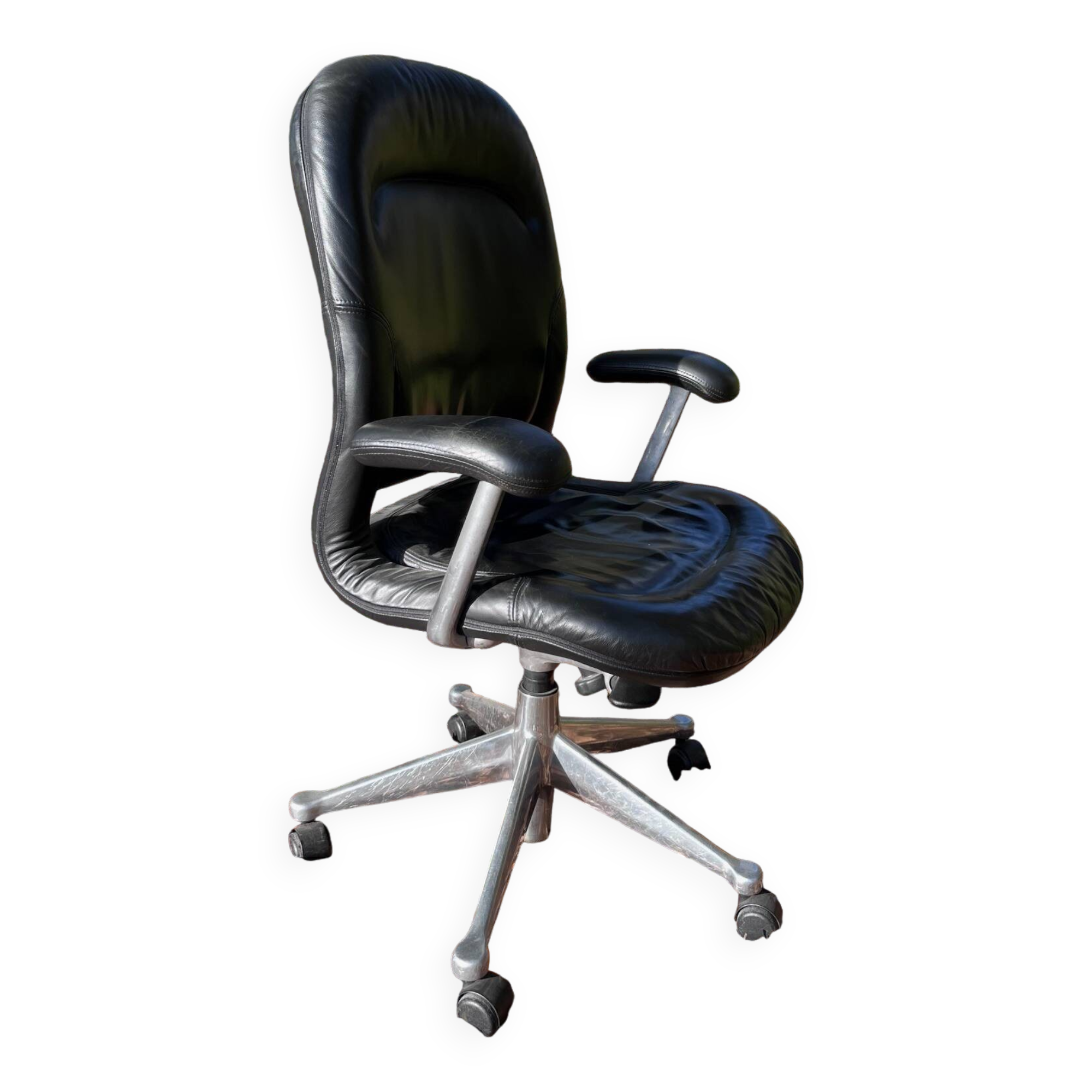 Herman Miller leather armchair