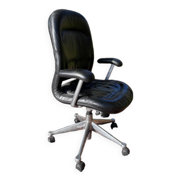 Herman Miller leather armchair