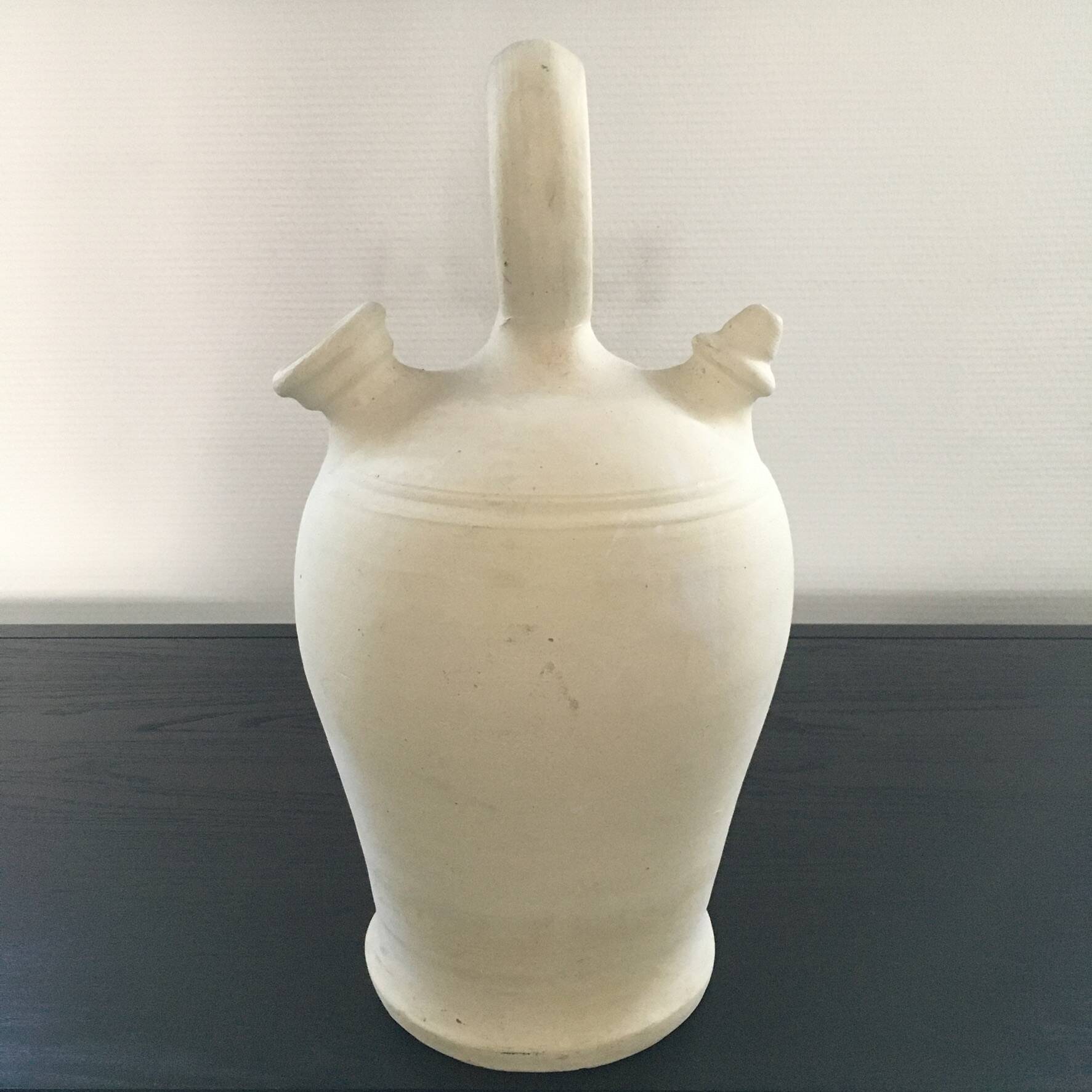 Large white water bottle