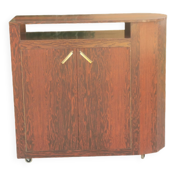 Vintage desktop furniture "flamed mahogany"