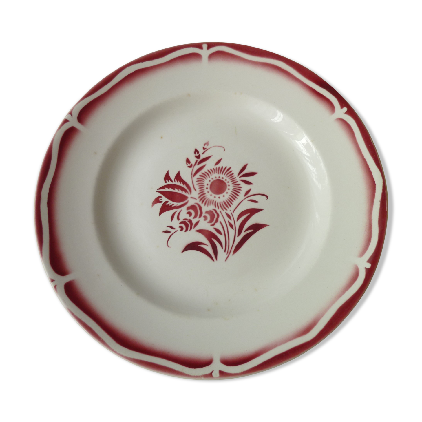 Faïence dish Digoin Sarreguemines Model Ala