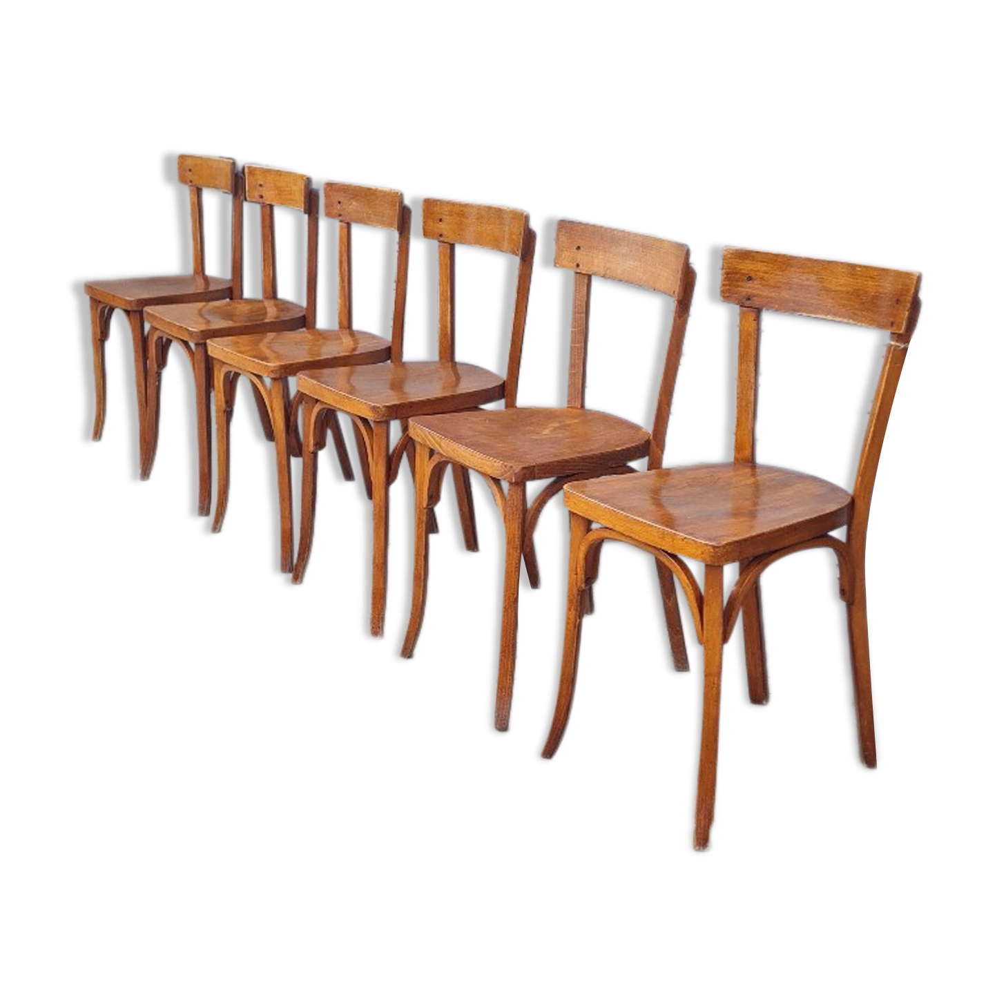 Set of 6 Baumann bistro chairs