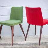 Vintage compass leg chairs, 50