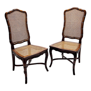 ensemble de 2 chaises - 1970