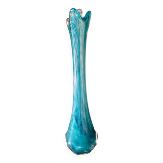 Vase soliflore bleu vintage Waltersper