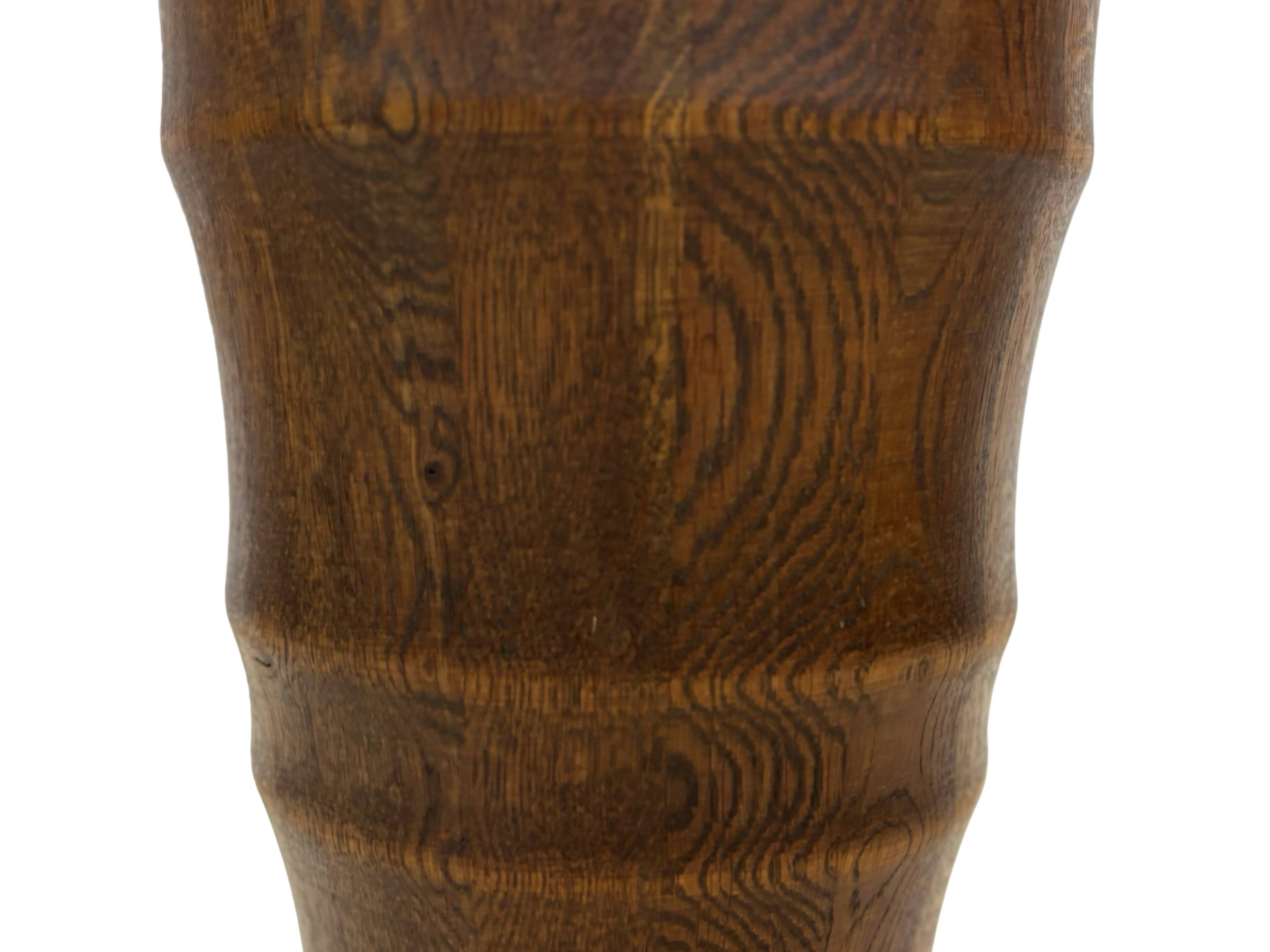 Vintage umbrella holder wooden basket storage 1960 minimalist design