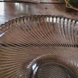 Coupe verre fumé 80's