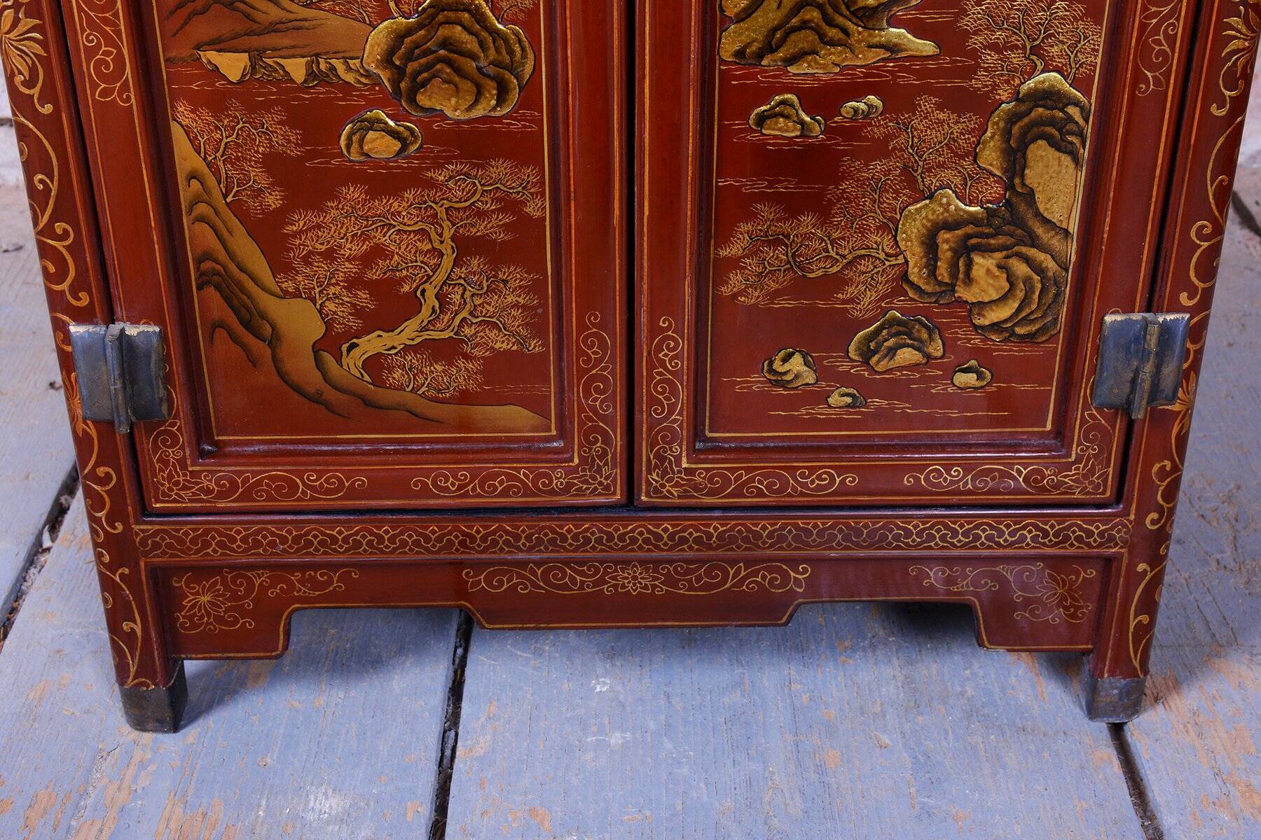Small Asian-Style Cabinet in Wood, 1850s