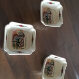 Set of 3 Sarreguemines Obernai ramekins