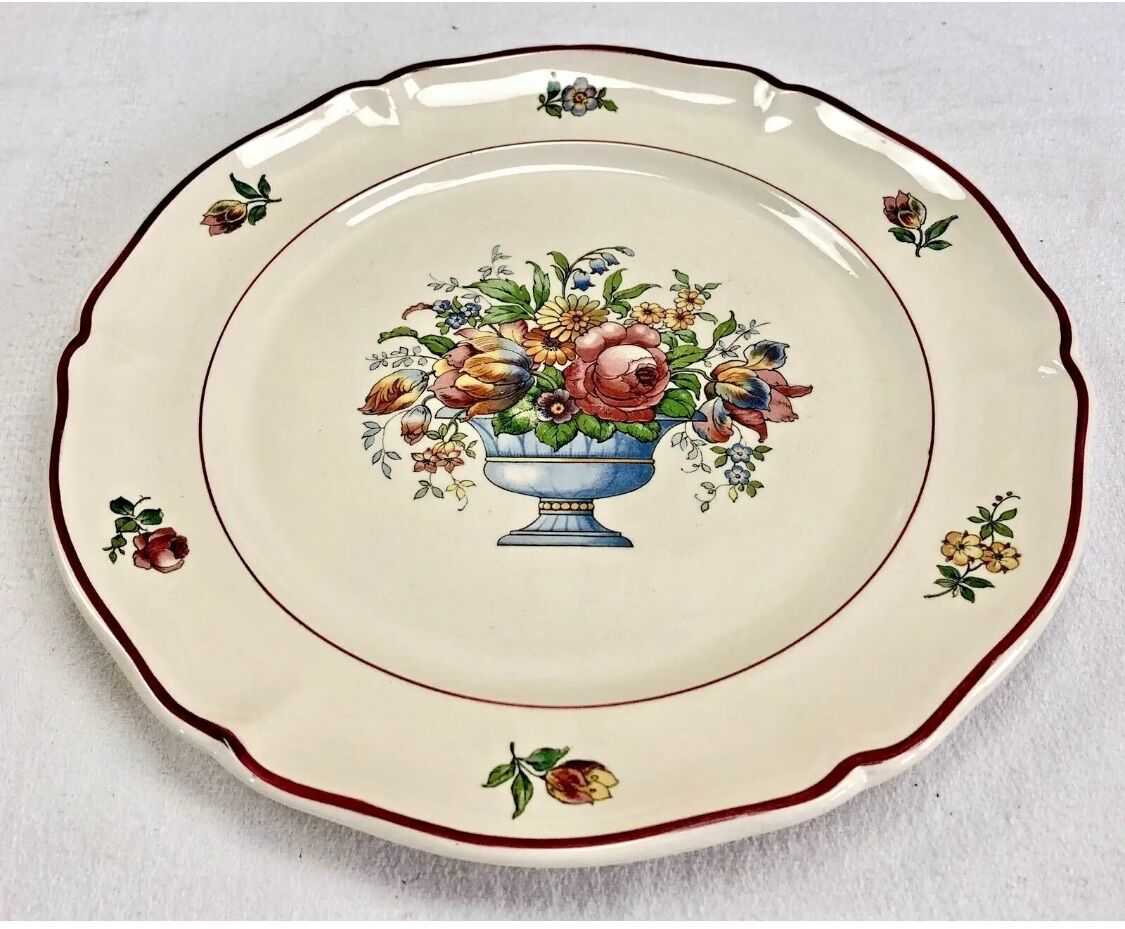 6 old flat plates model Floralia Villeroy & Boch