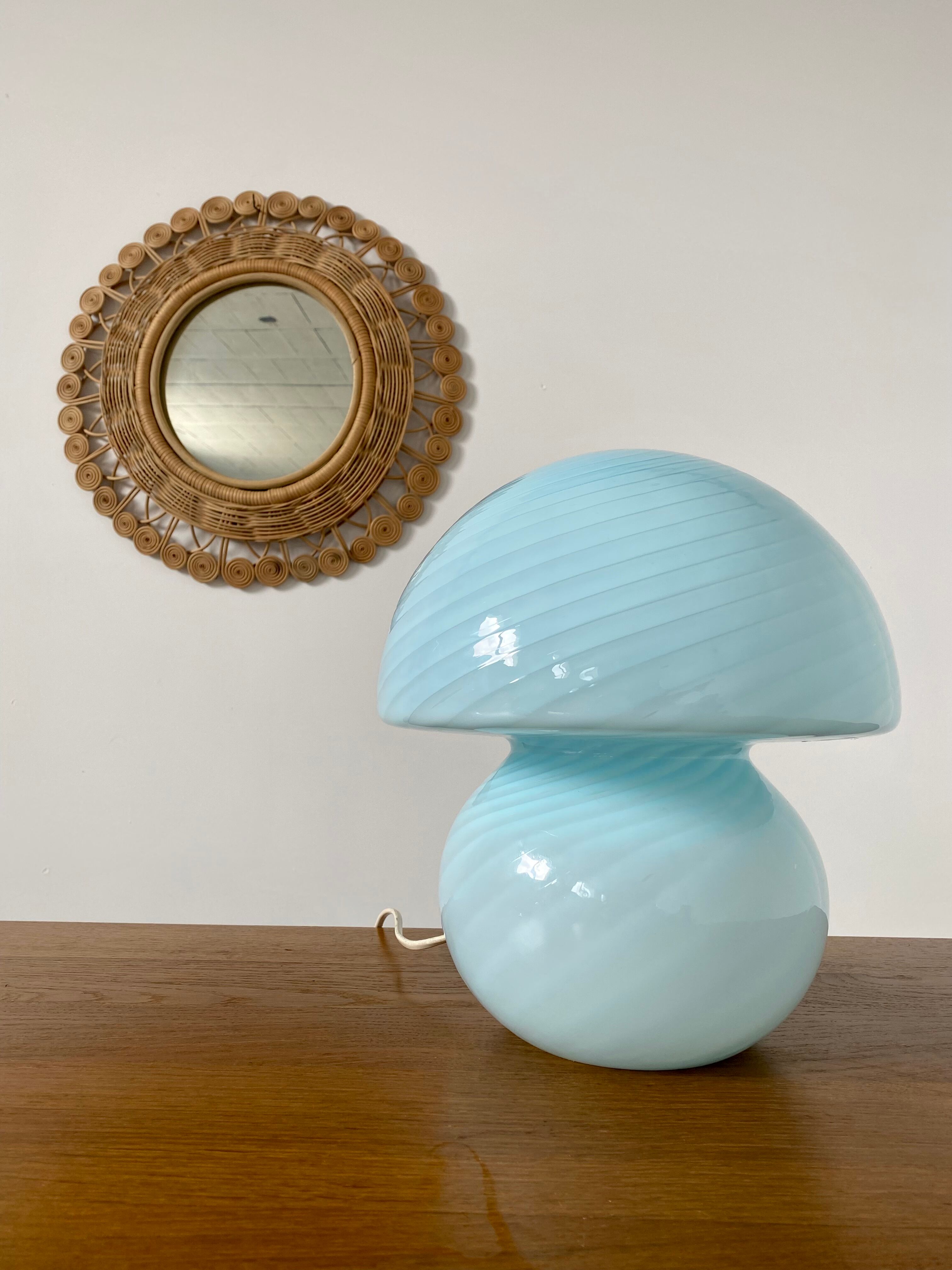Mushroom lamp Vetri MURANO vintage 1960 mushroom