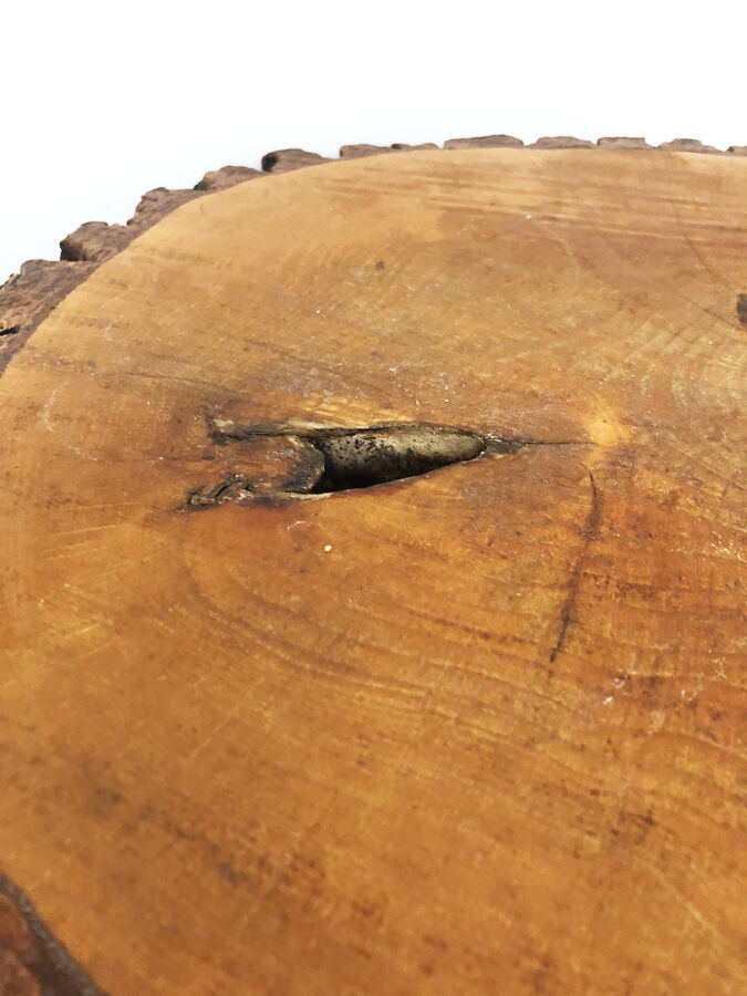 Pair of Brutalist stools, 1970s