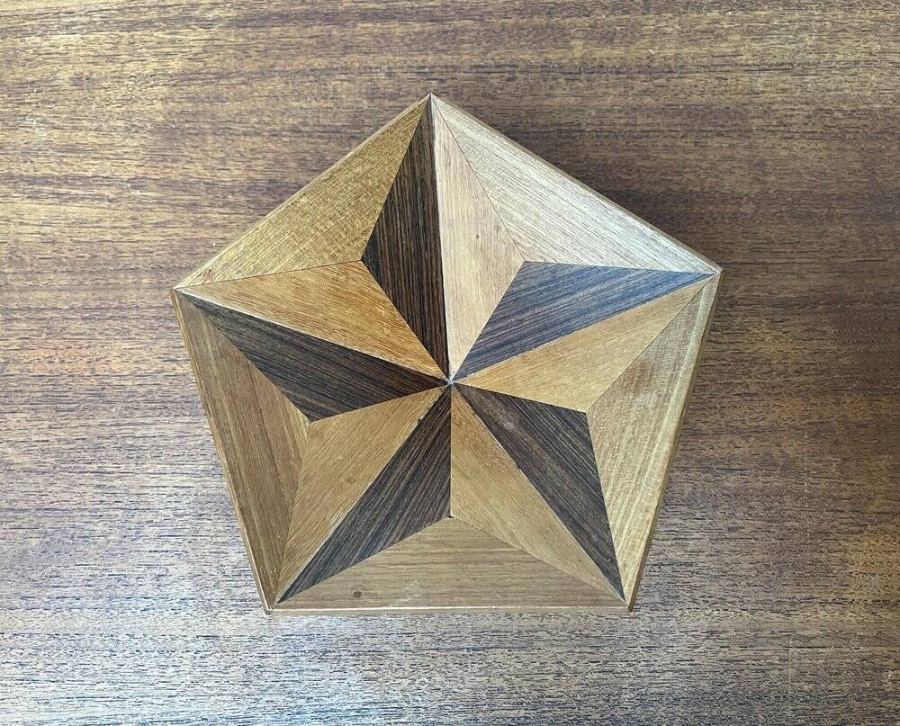 Mid-century decorative wooden tripod, 1960s