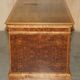 David Linley Burr walnut chest of drawers for light restoration.