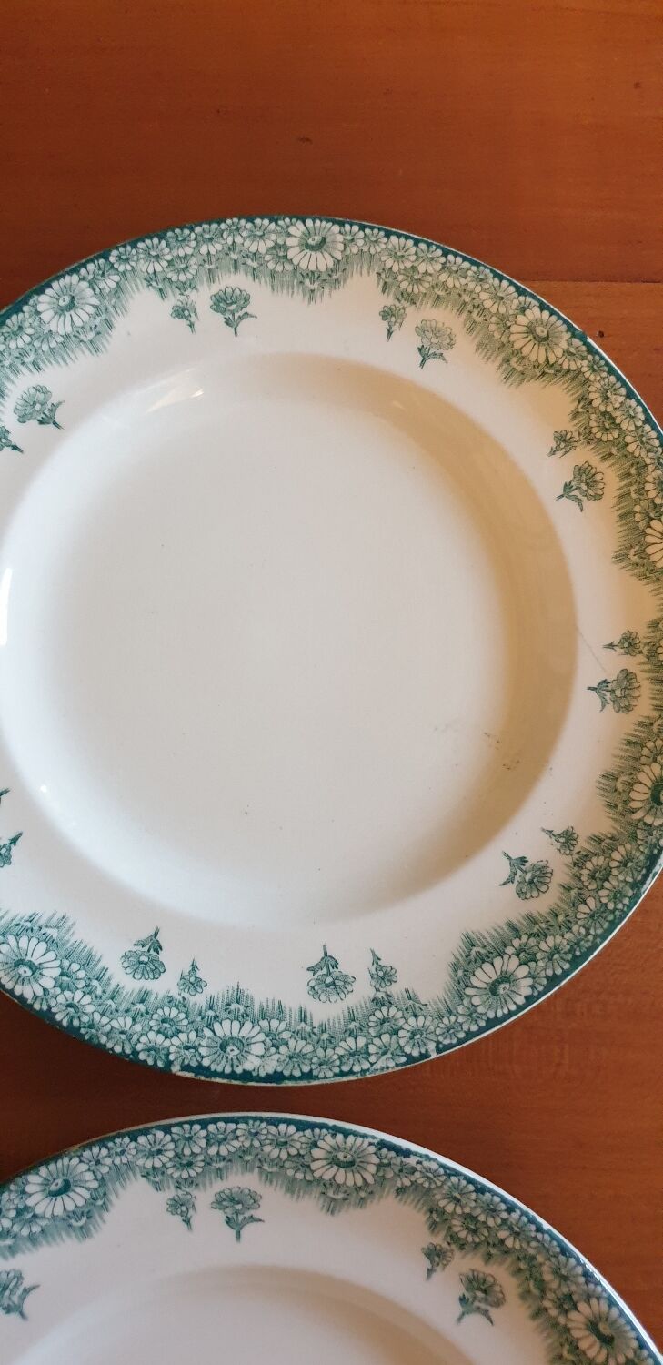 Six longwy chatenet model plates