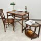 Modern mid-century bamboo desk by Gervasoni
