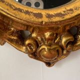 Golden rockery mirror