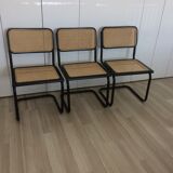 Series of 3 chairs B32 by Marcel Breuer