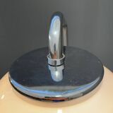 Lampadaire Art Déco avec verre laiteux et table d'appoint, Thonet, années 1950 – Czechos