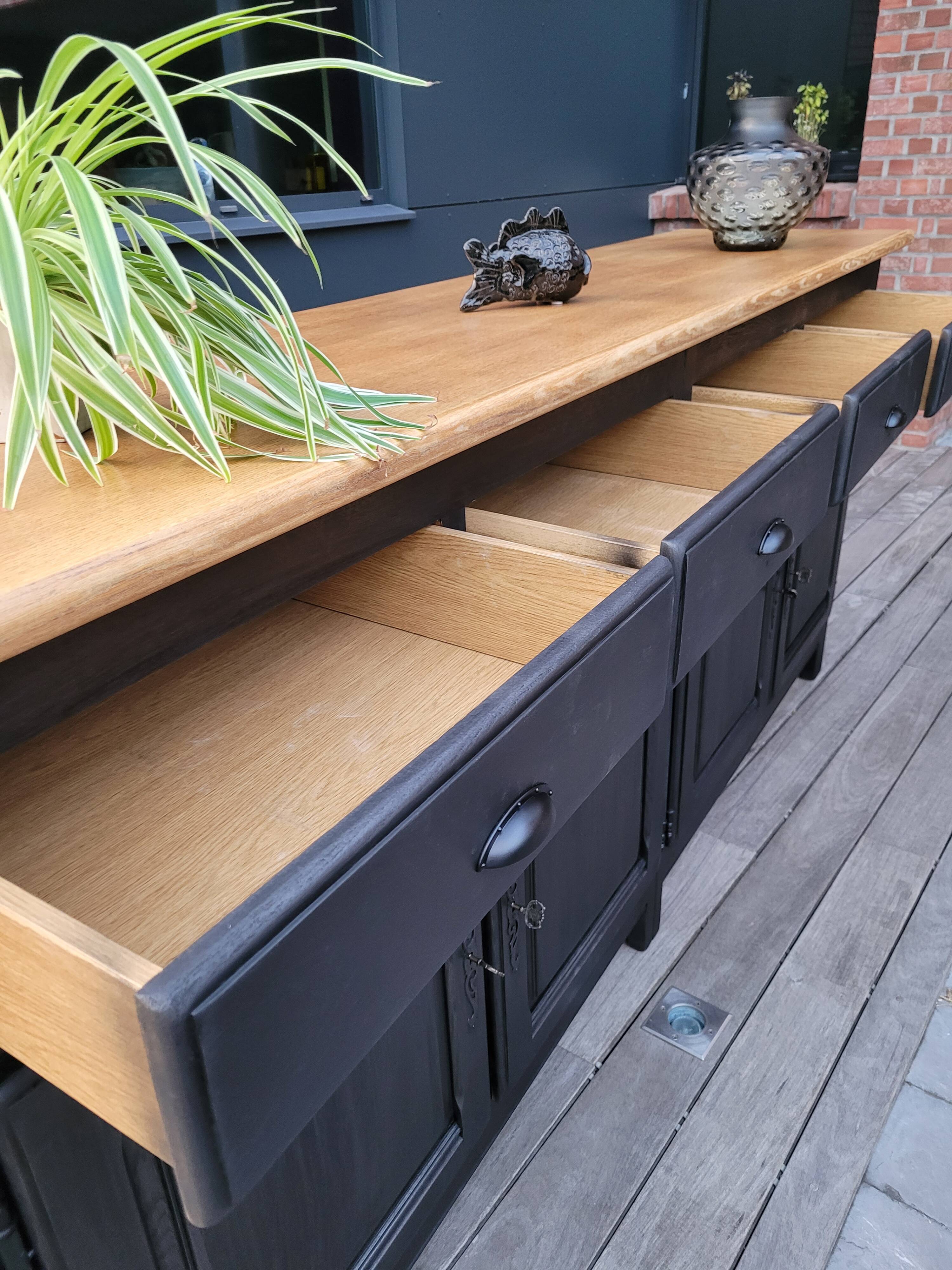 Solid wood tub restyled