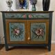 Italy 19th century: Venetian sideboard with hand-painted decorations.