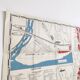 Tourist map of Nice 1950 French Riviera