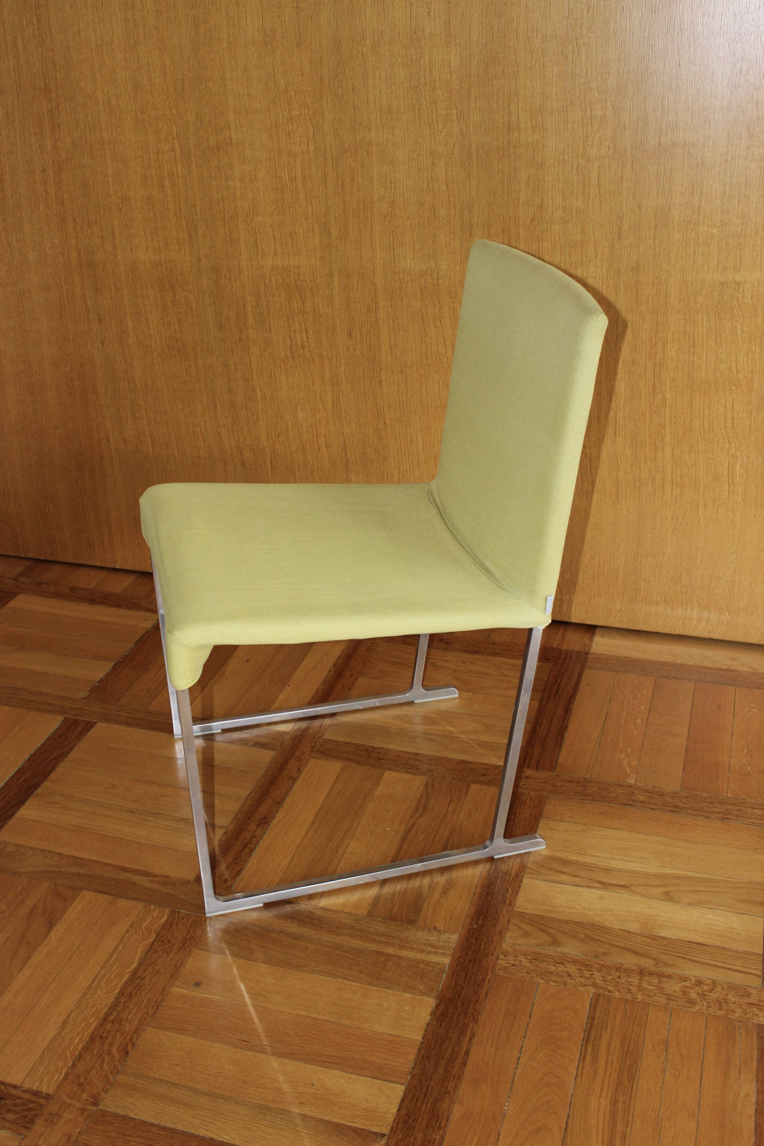 B&b italia maxalto - chaise solo, pieds chrome - design antonio citterio