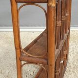 Rattan wall shelf 3 shelves