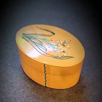 Handmade decorative bamboo box