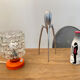 Vintage bedside lamp 70s Graewe orange