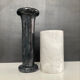 Duo de vases vintage en marbre