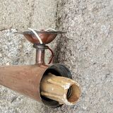 Pair of vintage 50s copper and metal wall lights