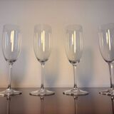 4 flûtes à champagne Baccarat modèle Perfection