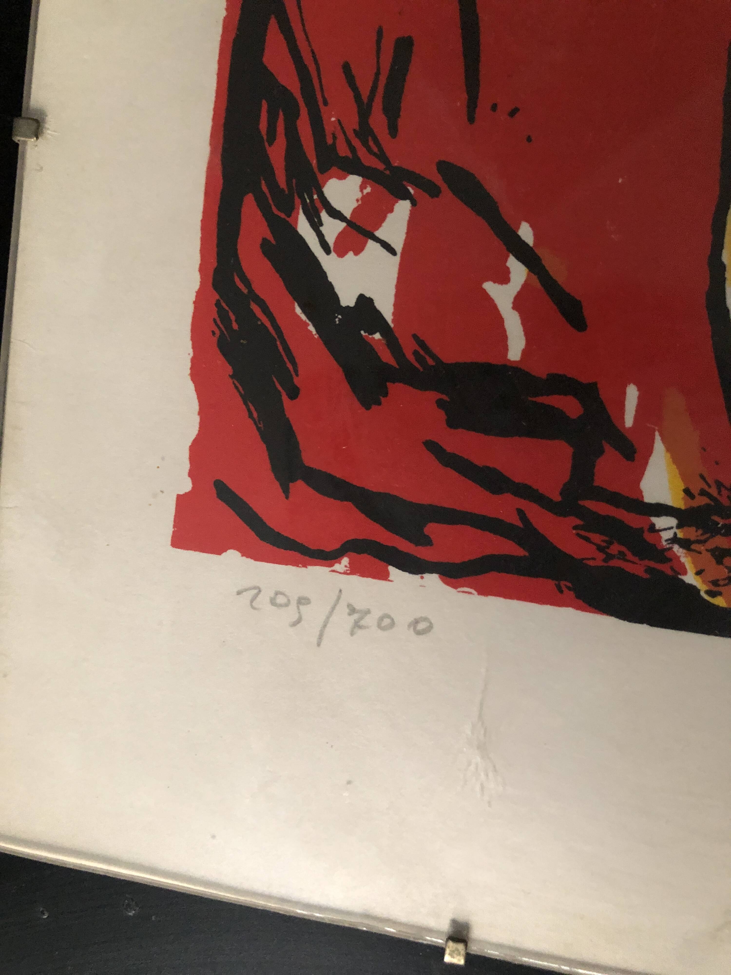 Illustration colorée signée numérotée