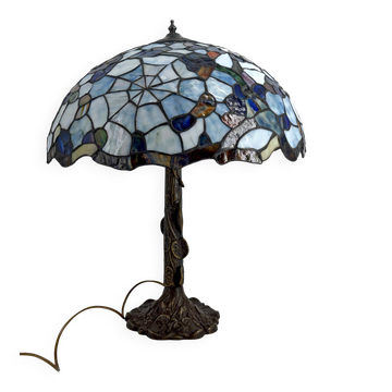 Important Art Nouveau table lamp – Tiffany style, circa 1980