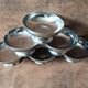 Lot de 6 coupes sur pied métal