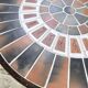 Round coffee table Roger Capron herbarium terracotta