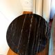 Table basse Holophane en marbre noir