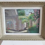 Landscape painting of the seaside in Brittany