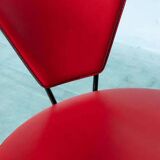 Ensemble de 4 chaises Linda, design italien des années 1980.